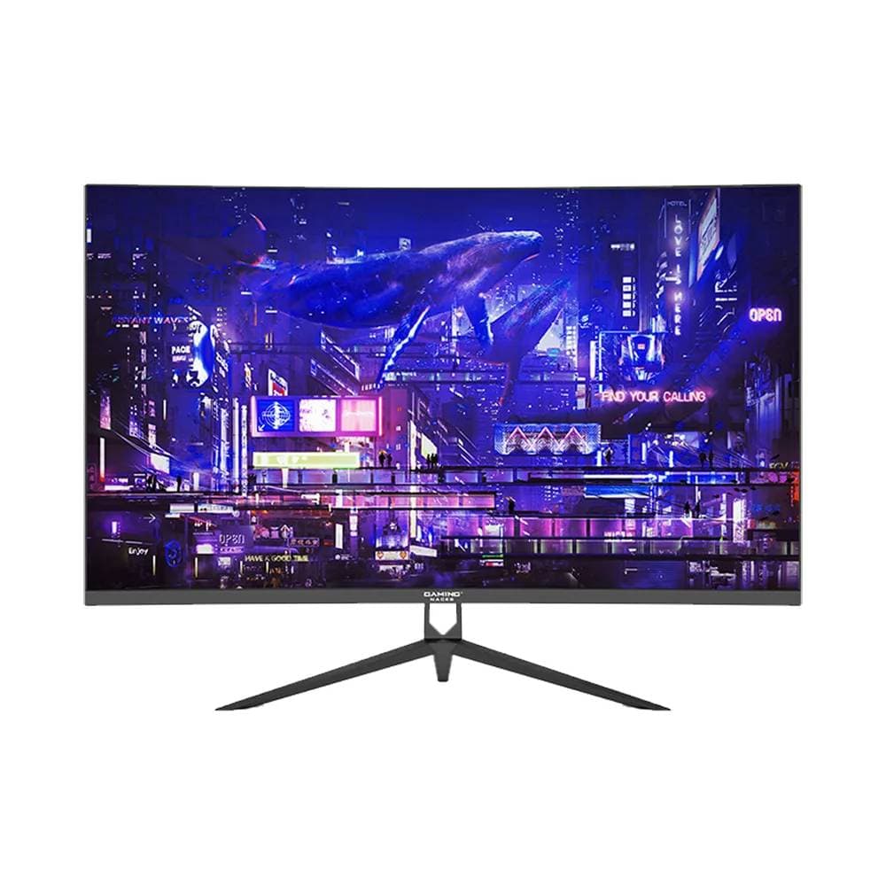 Naceb Gaming Monitor Curvo Oasis 32 NA-0644 panel VA Gaming, QHD 2560 × 1440, 180 Hz, respuesta de 1 ms, Adaptive Sync, bocinas integradas y curvatura 1800R.