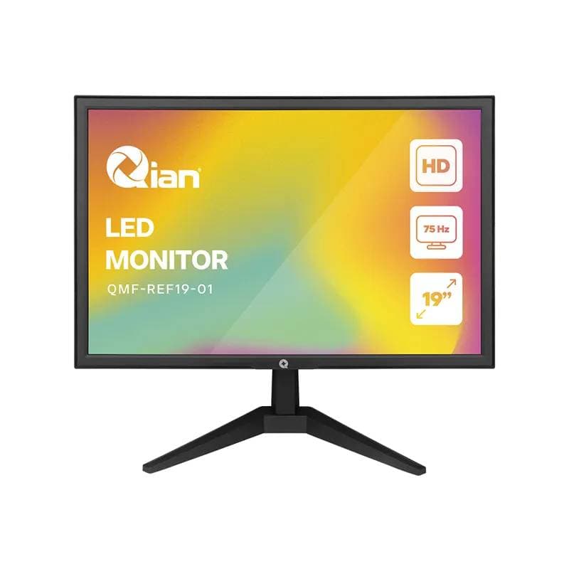 Qian Monitor Office Mate 19 pulgadas LED 75 Hz 5 ms QIAN resolución de 1440 x 900 px