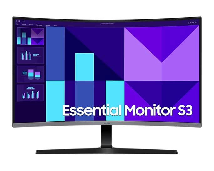 SAMSUNG MONITOR CURVO 32 PULGADAS ESSENTIAL S3 S39GD FHD, LS32D390GALXZX