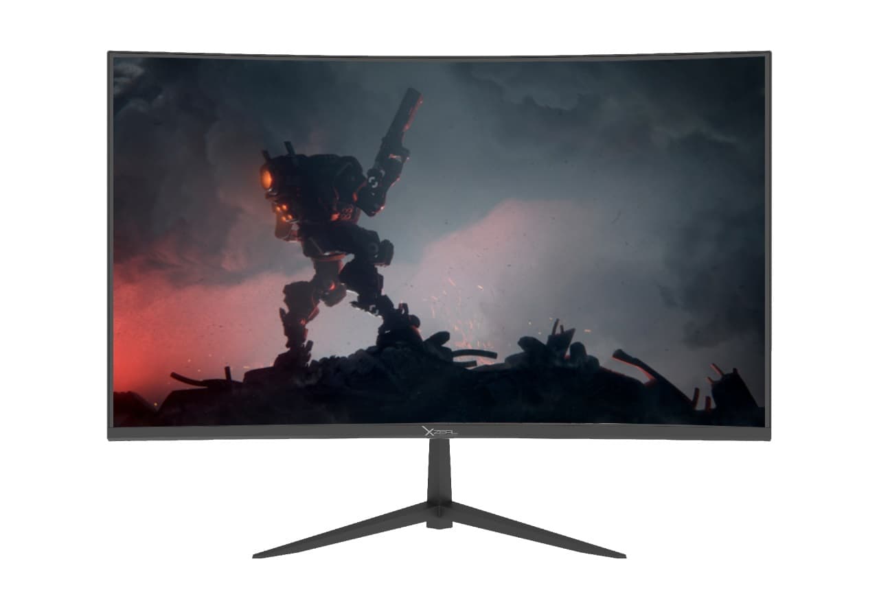 Xzeal Monitor Xzeal 23.8 pulgadas Xzeal XZ3015-1 Panel Curvo VA FHD 165Hz 1ms 1xDP + 1xHDMI + 1xUSB 1.0+ 1x3.5mm + Vesa 100x100mm Negro