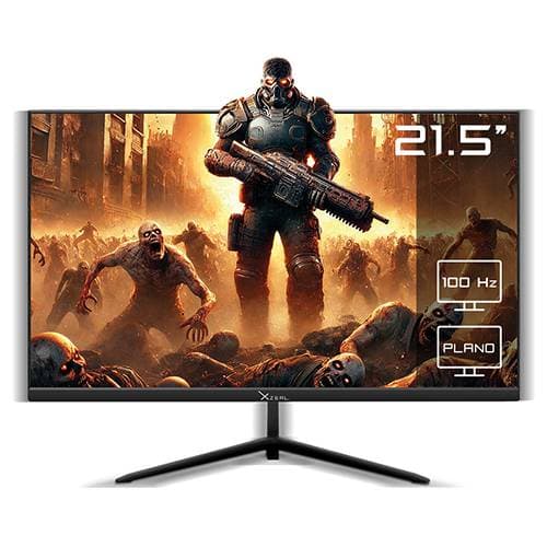 Xzeal Monitor Xzeal 21.5 XST 580-1 Panel Plano VA HD 100Hz 5ms 1xVGA + 1xHDMI + 1xDC + Vesa 75x75mm Negro