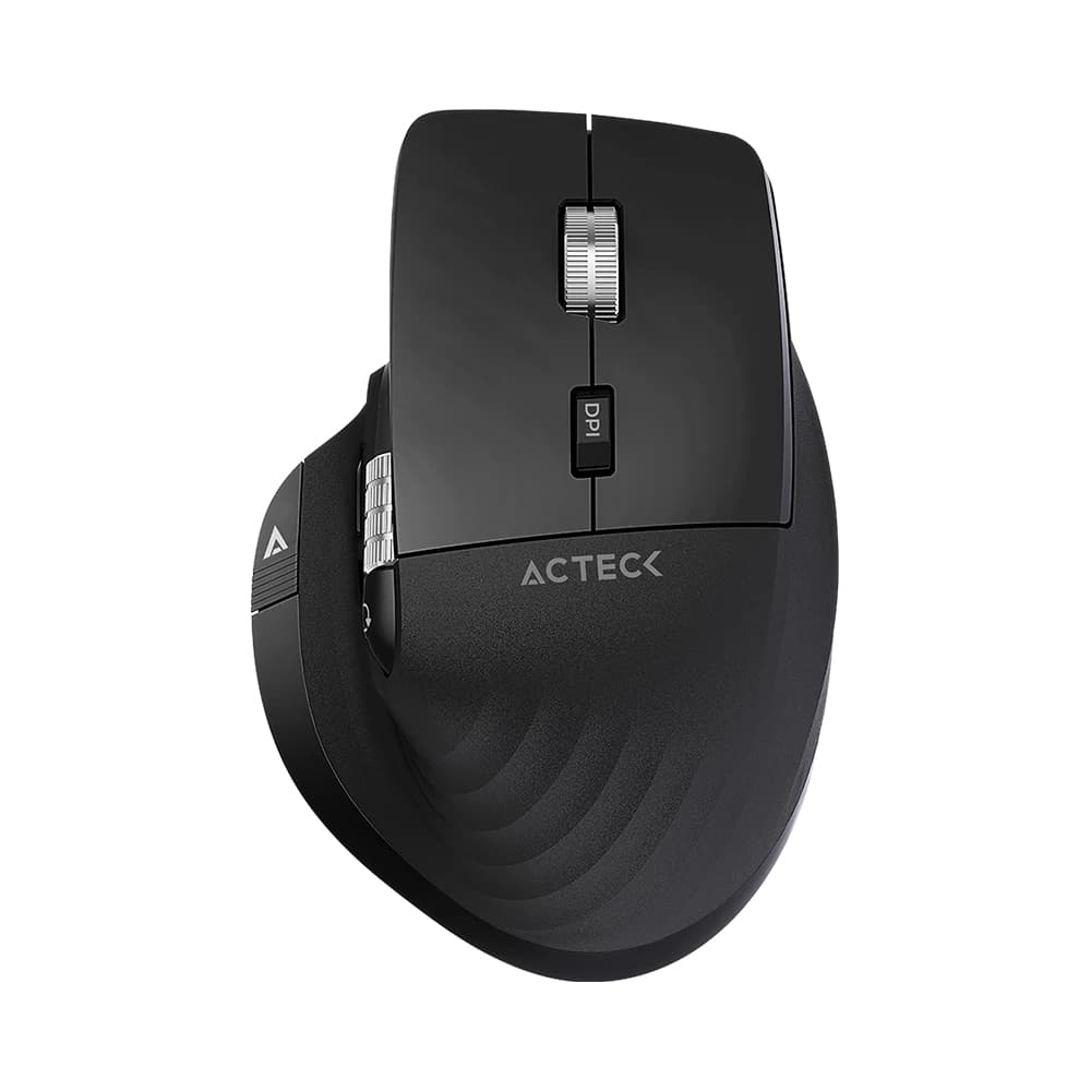 ACTECK Mouse Inalámbrico Vertical Profesional Virtuos Pro MI780 ACTECK Scroll Horizontal Ultra Fast de acero