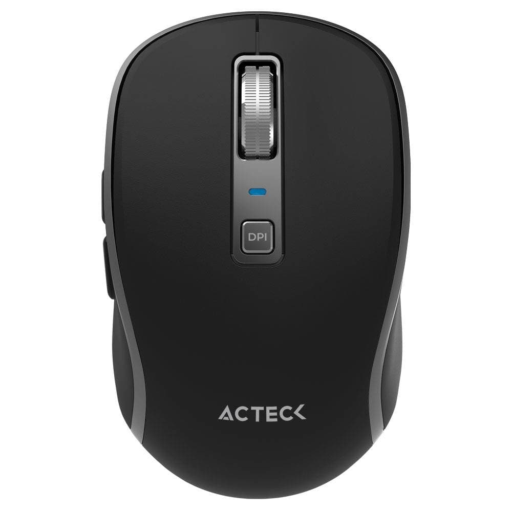 ACTECK Mouse Inalambrico 2.4hz Optimize Trip Pro MI580 Advanced Series Conexión USB Dongle 2.4ghz, Conexión Bluetooth, 6 Botones + Scroll