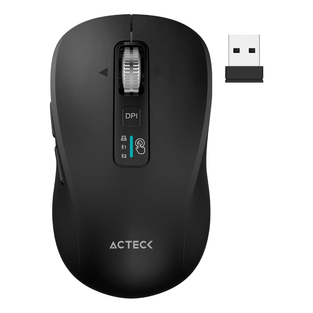 ACTECK Mouse Inalámbrico Multidispositivo VIRTUOS PRO AIR MI766 ACTECK