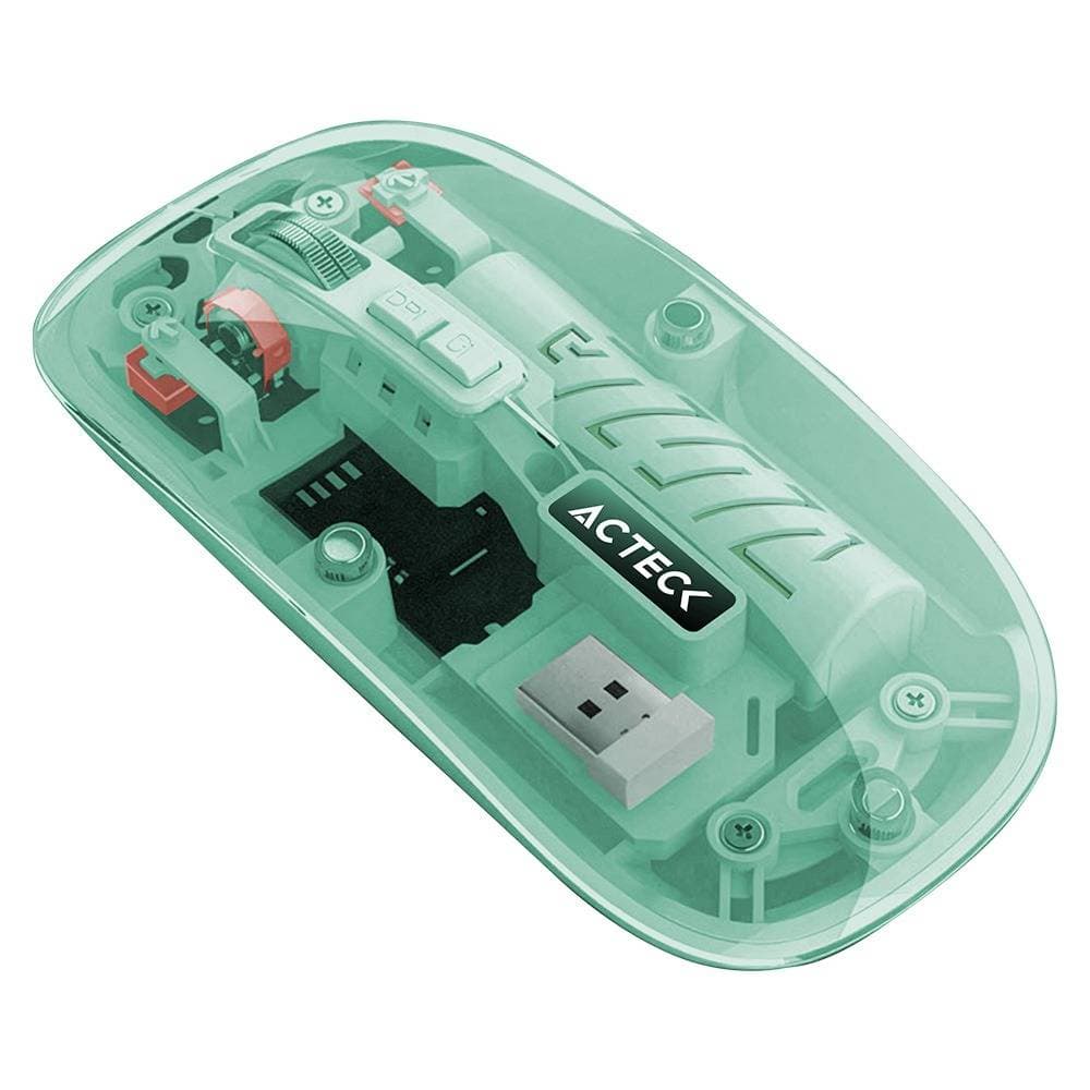 ACTECK Mouse Inalámbrico Ultra Delgado Multidispositivo Aero One MI455V
