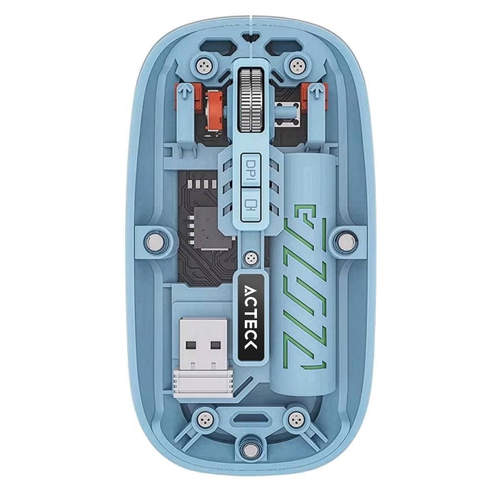 ACTECK Mouse Inalámbrico Ultra Delgado Multidispositivo Aero One MI455A