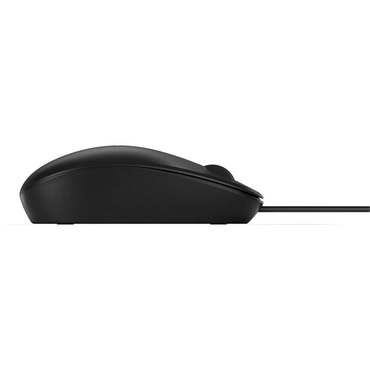 HP Mouse HP Láser HP 125 (265A9UT). Color negro, largo del cable 180 cm, USB Type-A con cable