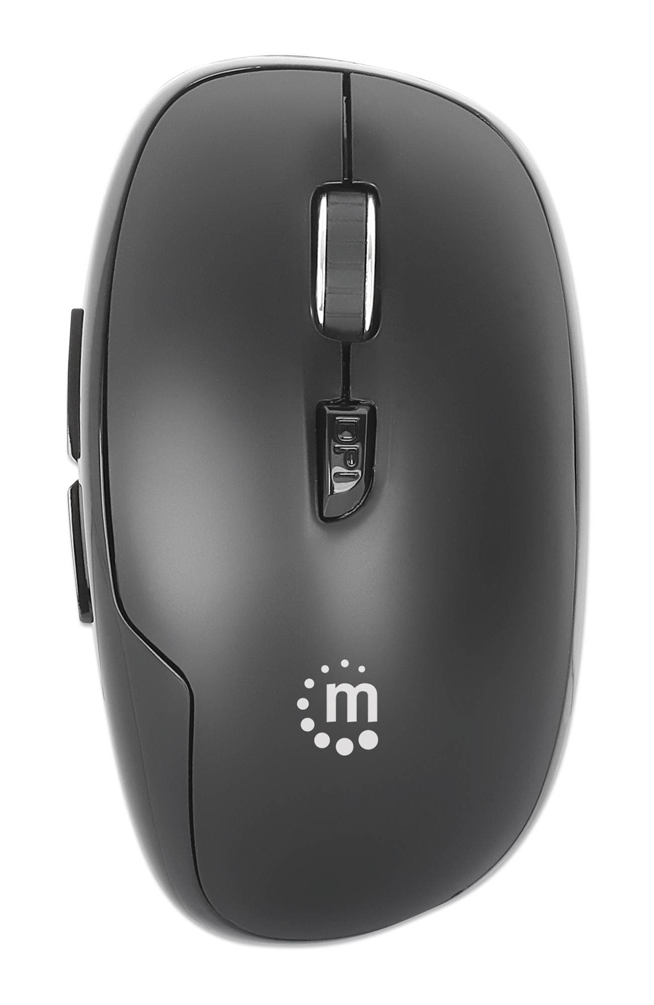 MANHATTAN 190367 Mouse Optico Inalambrico Negro.