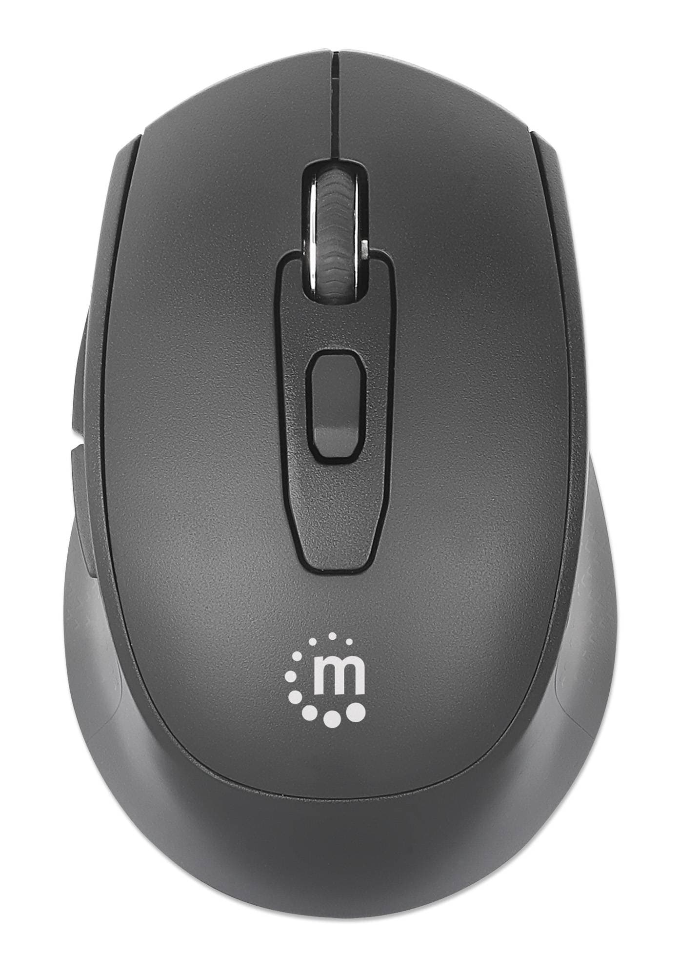 MANHATTAN 190343 Mouse Optico Inalambrico Negro.