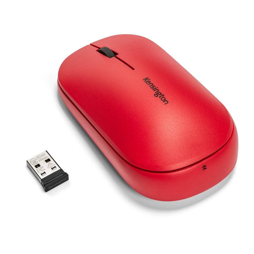 KENSINGTON Mouse inalámbrico KENSINGTON , K75352WW dual SureTrack, Rojo,USB-A, DPI: 1200/2400/4000