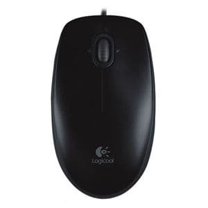 LOGITECH Mouse LOGITECH M100, Negro, 3 botones, Alámbrico, Óptico, 1000 DPI