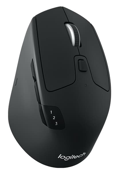 LOGITECH Mouse Inalambrico LOGITECH M720 TRIATHLON, Negro, Bluetooth, EASY-SWITCH