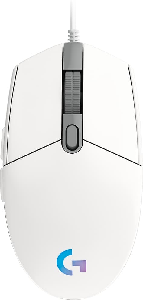 LOGITECH Mouse LOGITECH G203, USB, Juego, 200-8.000 dpi, Color blanco