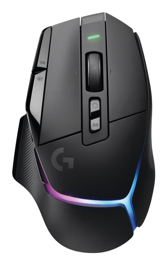 LOGITECH MOUSE LOGI G502 X PLUS 910-006161. G502 X PLUS Color negro.