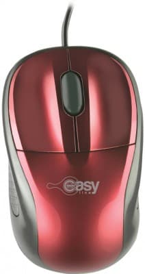 Easy Line Mouse Easy Line EASY LINE, Rojo, 3 botones, Óptico, 1000 DPI