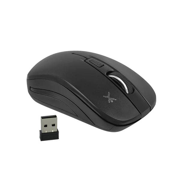PERFECT CHOICE Mouse PERFECT CHOICE PC-044758, Negro, 3 Botones, RF Inalámbrico, Óptico, 1600 DPI