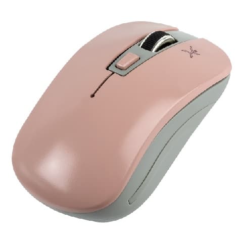 PERFECT CHOICE Mouse Inalámbrico PERFECT CHOICE Essentials, Rosa, Inalámbrico, 800/1200/1600 DPI
