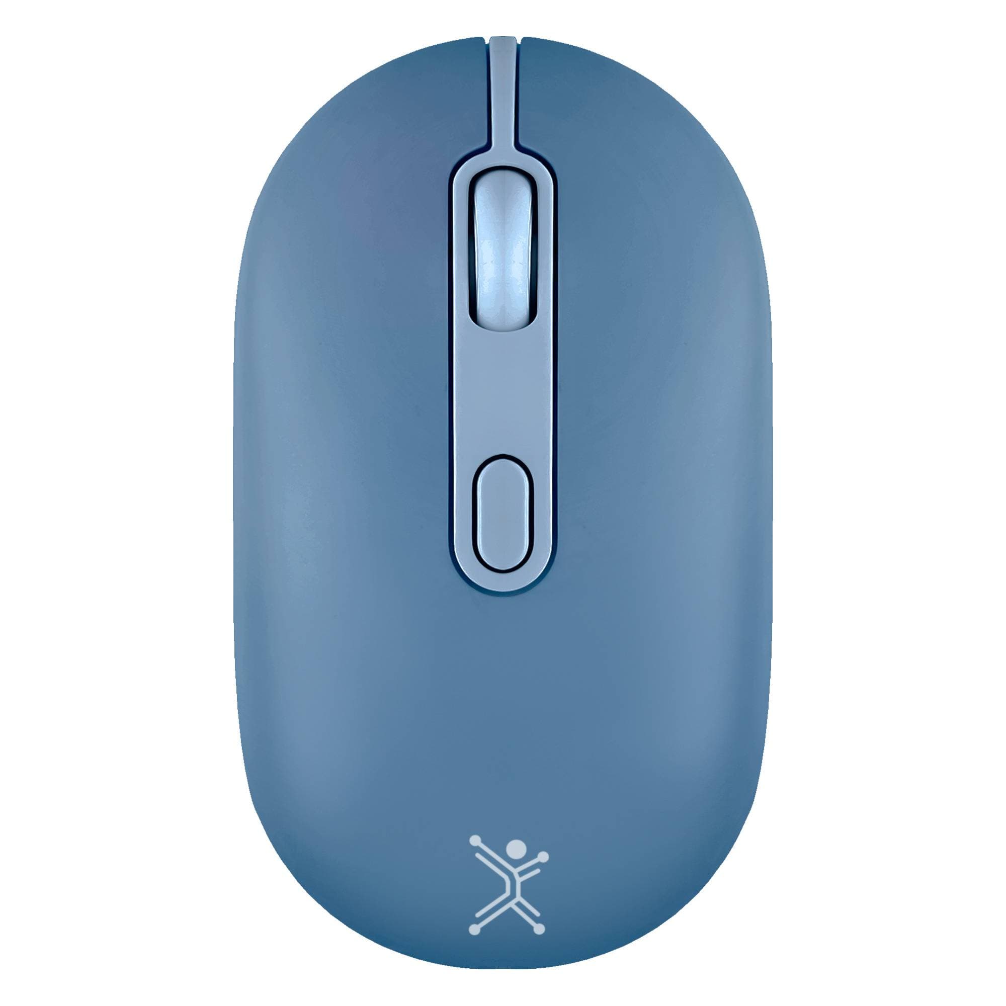 PERFECT CHOICE Mouse Recargable 2.4GHz + Bluetooth Clic Silencioso COLORI Color Azul | PERFECT CHOICE