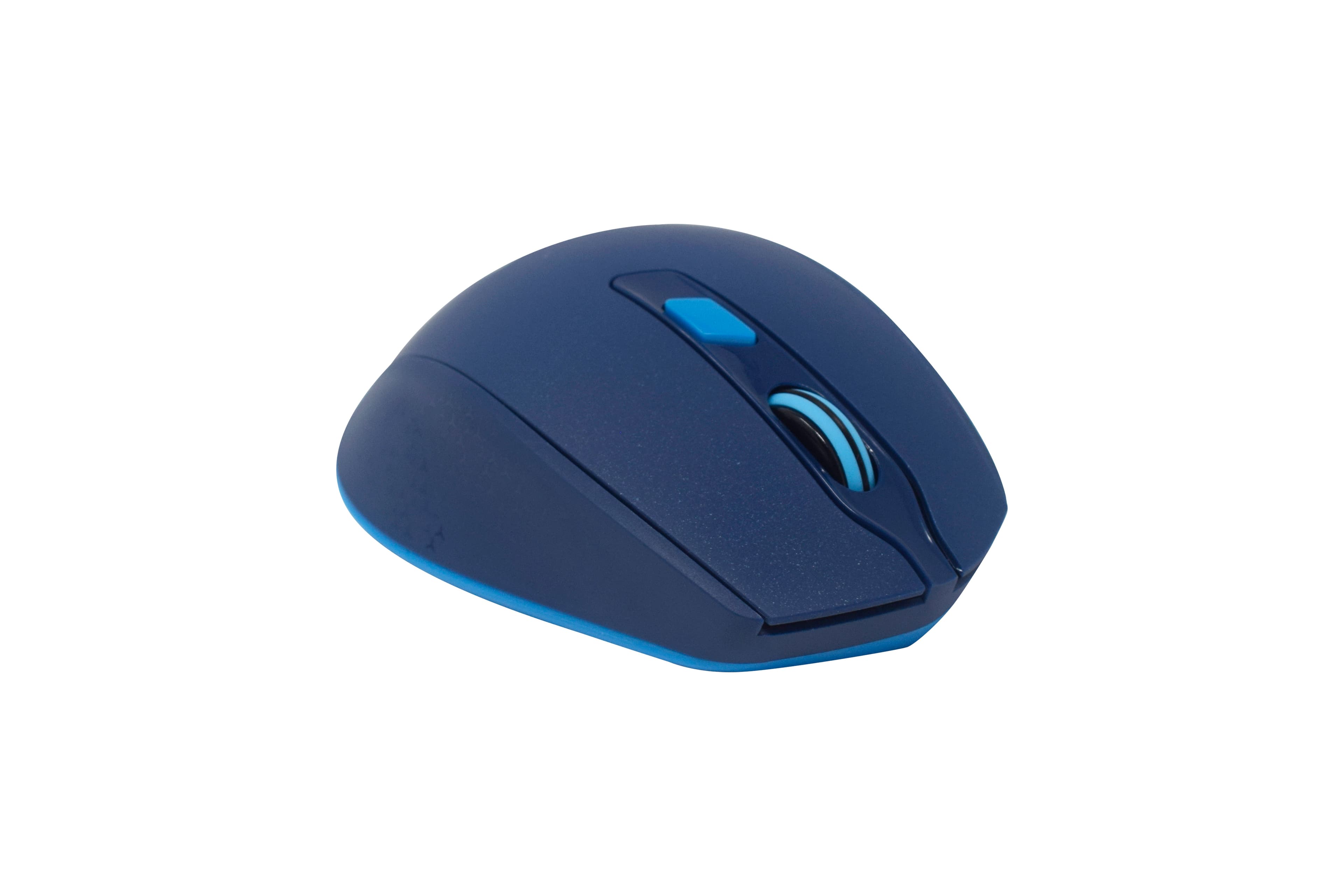 Naceb Technology Mouse Naceb Technology NA-0119A, Azul, 6 botones, Inalámbrico, 1200 - 2400 DPI