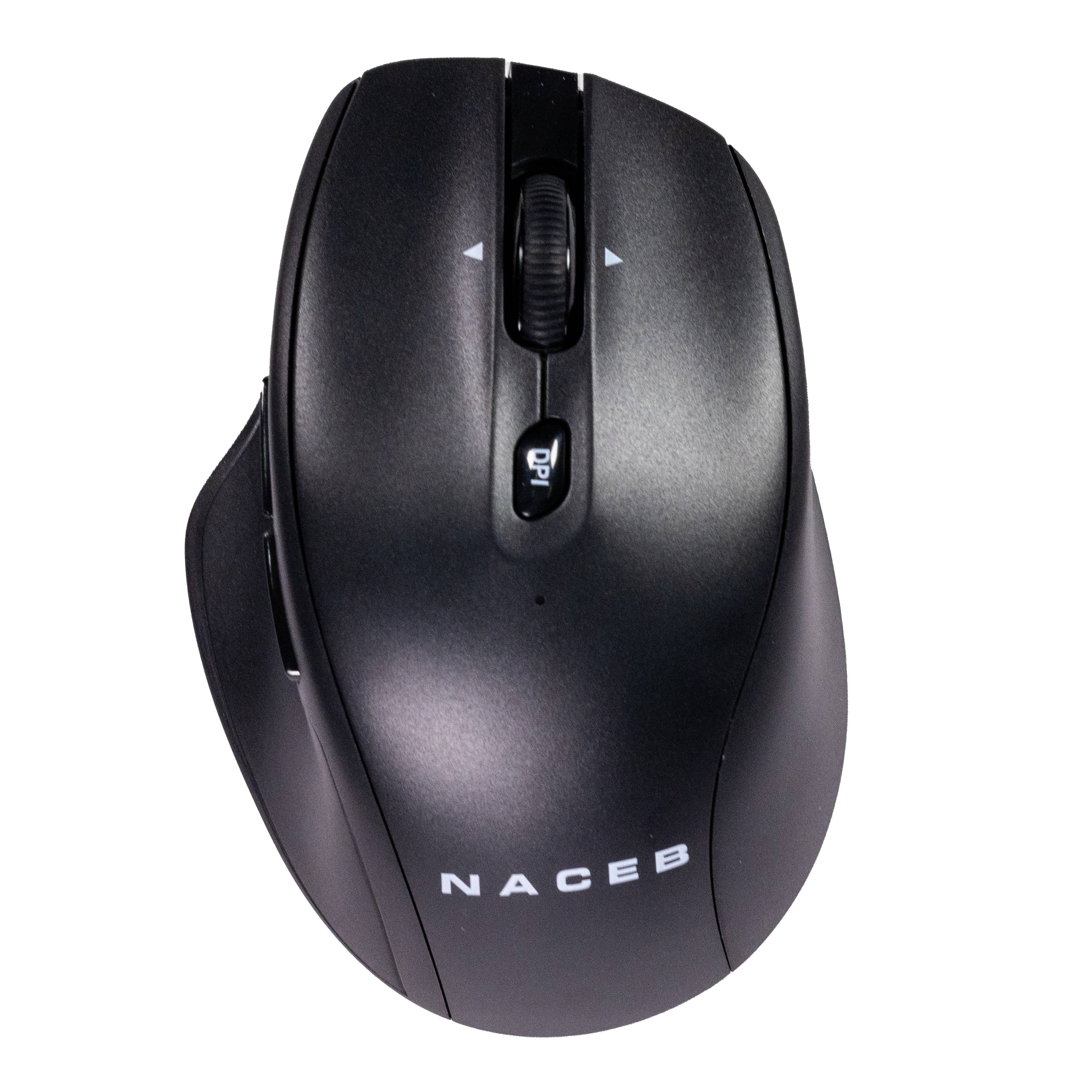Naceb Technology Naceb Mouse Inal Dual Mode 2.4G+Bt Negro Na-0139N