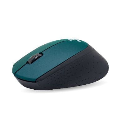 BROBOTIX Mouse inalámbrico, 1000 dpi, Óptico, Azul Petróleo, 6000779 BROBOTIX