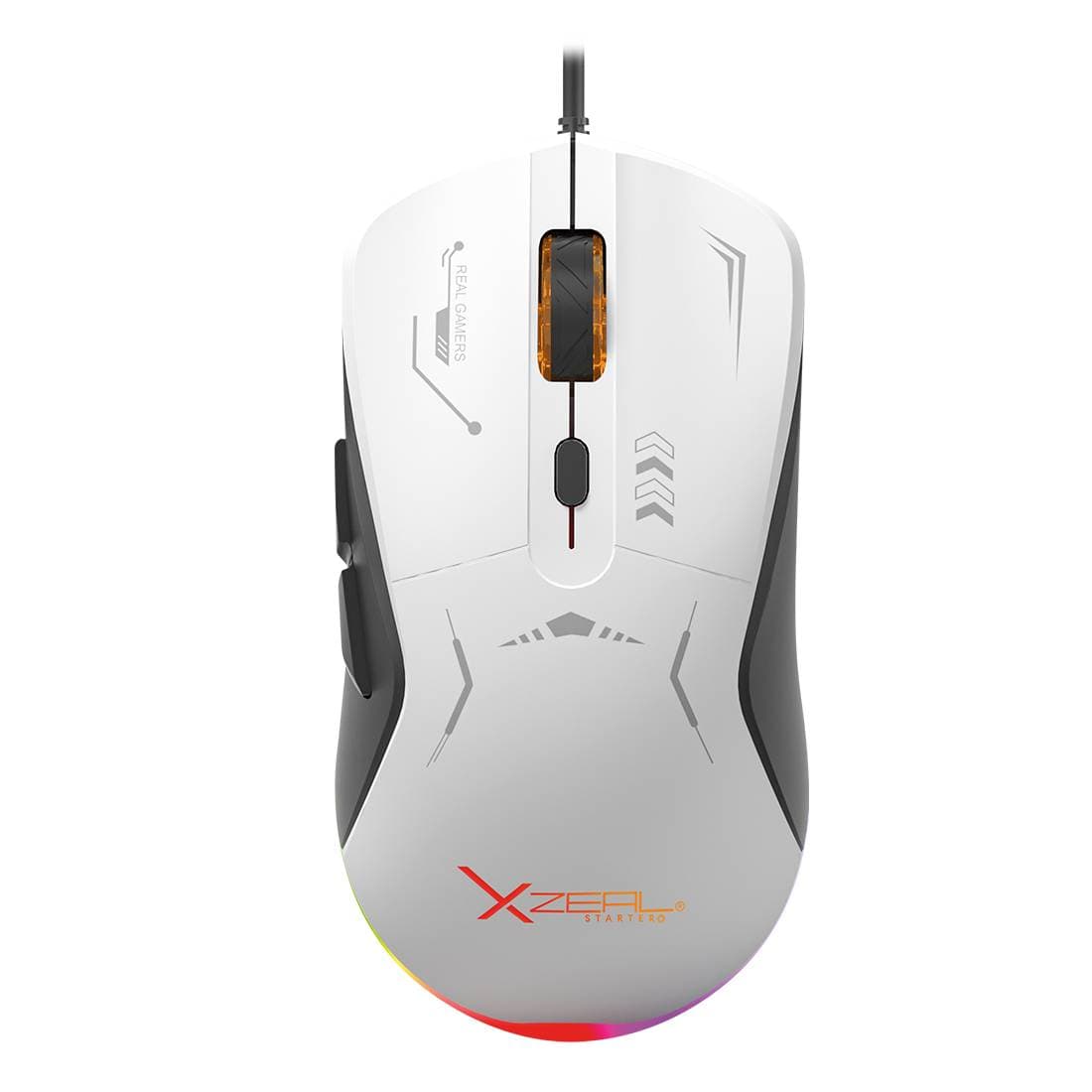 Xzeal Mouse GAMER XST-401 BLANCO-NEGRO. XSAMGA2WB.