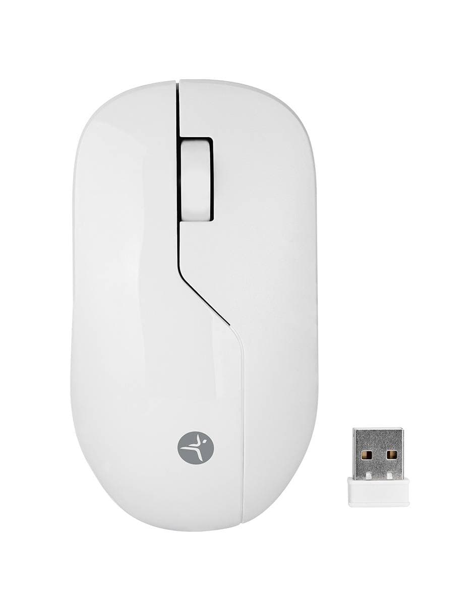 TECHZONE Mouse Inalámbrico ARMOR Recargable TECHZONE color Blanco, 1200 DPI, 3 Botones.