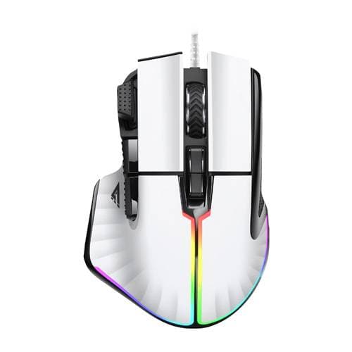 GAME FACTOR Mouse. Vorago. MOG602-WH GAME FACTOR. Alámbrico. 19,000 dpi.