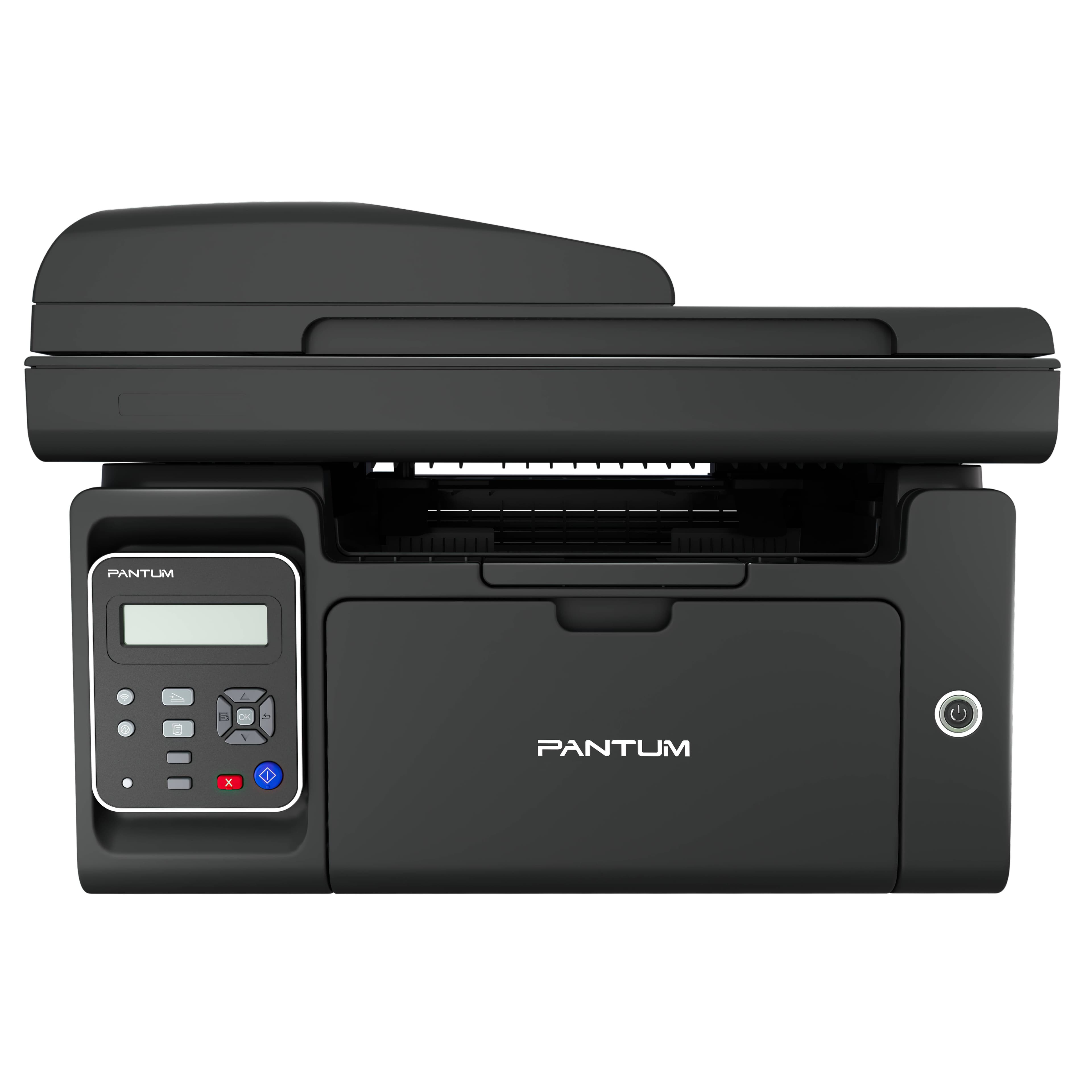 Pantum Multifuncional Marca Pantum Modelo M6550NW con laser Monocromático, paginas por minuto 23, cuenta con un procesador de 600 MHz y memoria de 128 Mb M6550NW