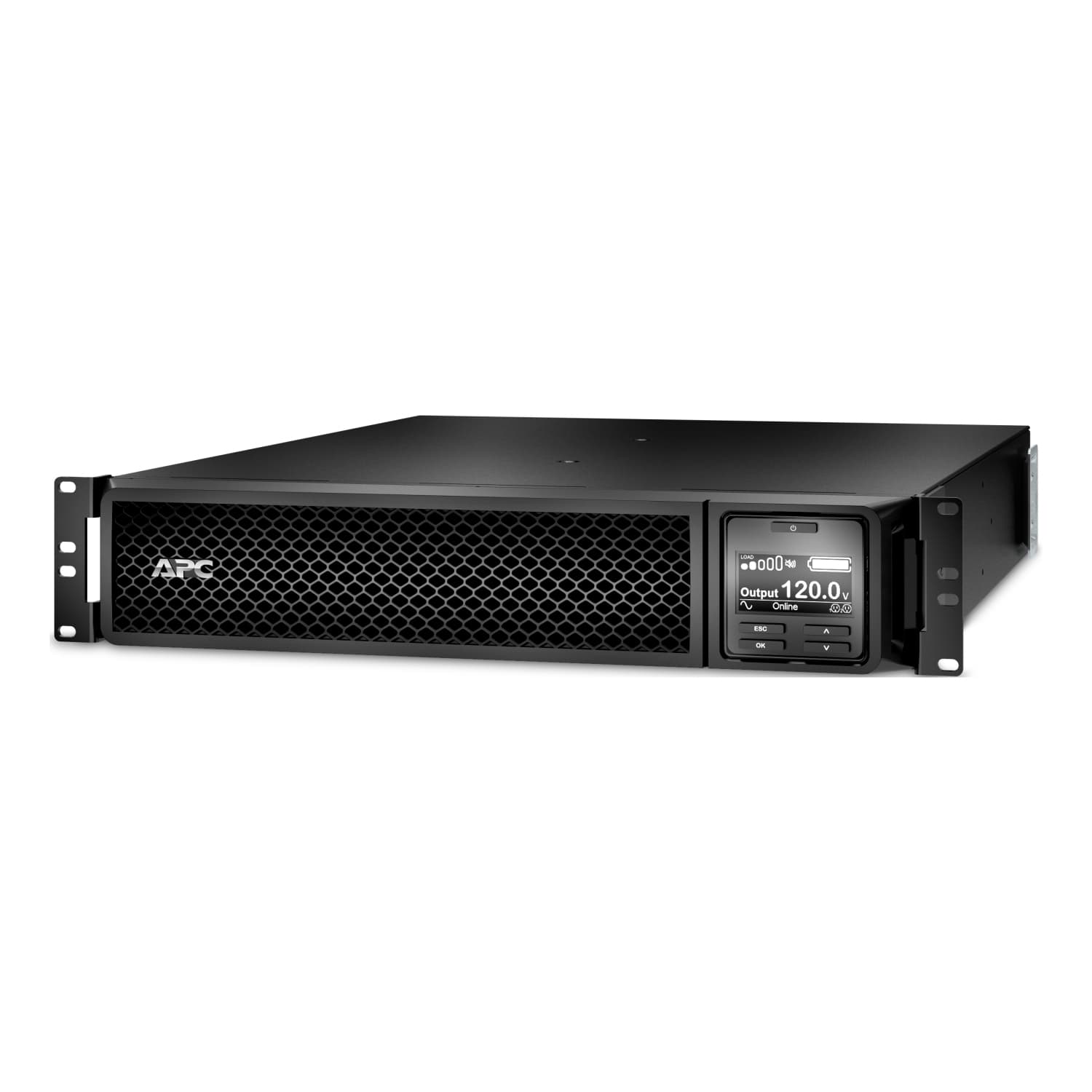 APC No Break Capacidad 2200va, 1800watts, 120v, 7 APC SRT2200RMXLA, 2200 VA, 1800 W, 3 h, Negro, Industrial y Oficina