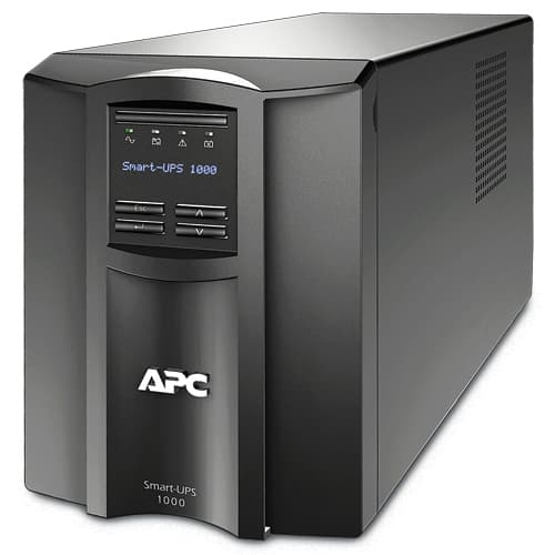 APC No Break Capacidad 1000VA, 700watts, 120v, 8 APC SMT1000C, 1000 VA, 700 W, 3 h, Negro, Industrial y Oficina