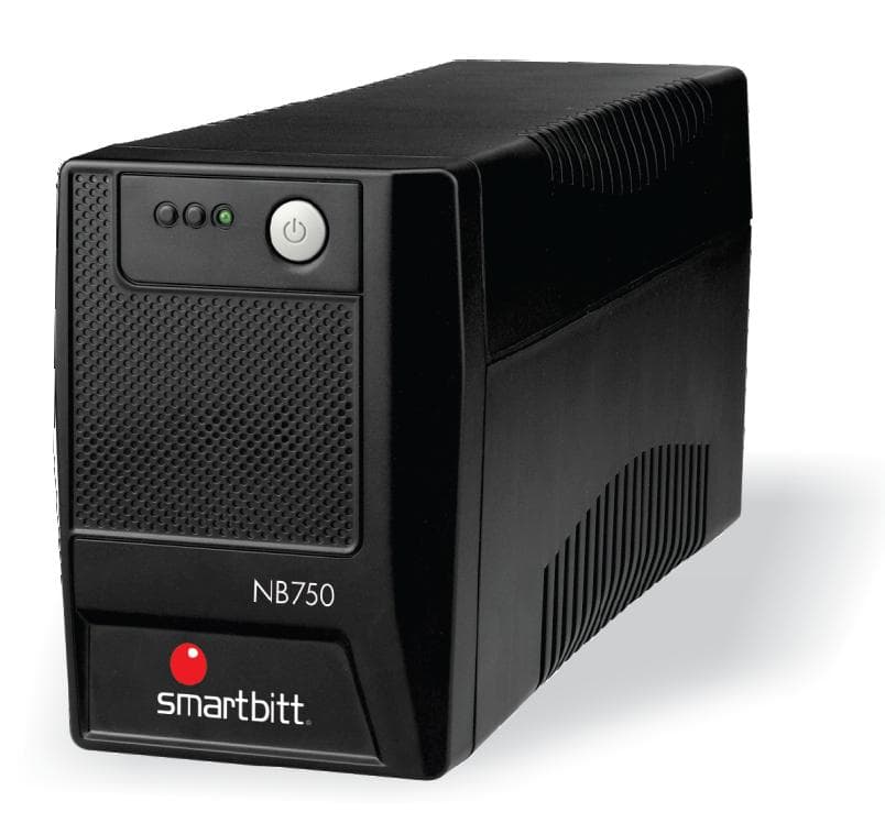 SMARTBITT No-Break SMARTBITT SMARTBITT 750 (NB-750), 750 VA, 375 W, Negro, Hogar y Oficina