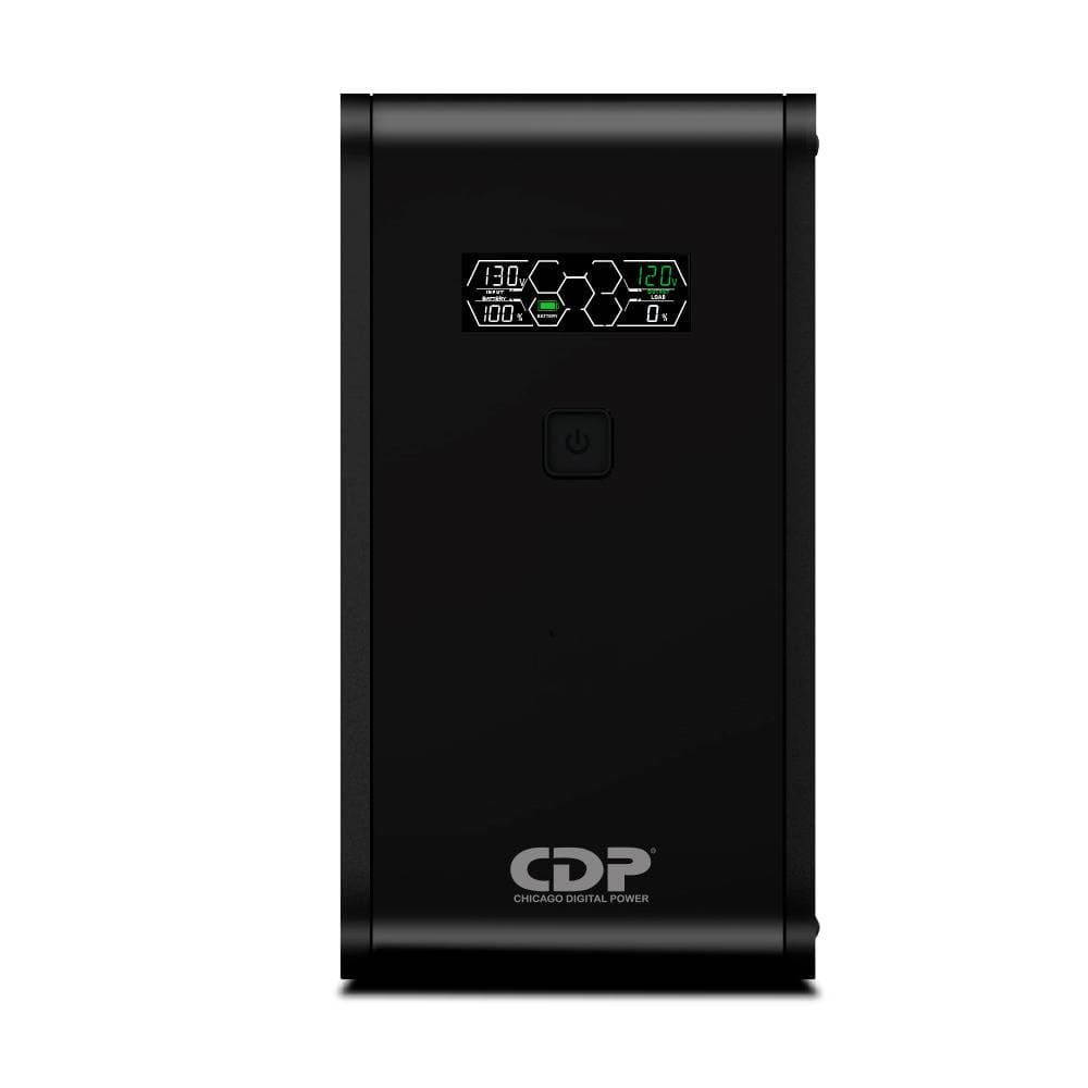 CDP No-Break CDP R-SMART1010 1000VA/500W UPS Interactiva AVR 10 Salidas, 560 Joules, Proteccion RJ45, LCD, software 120 Vac
