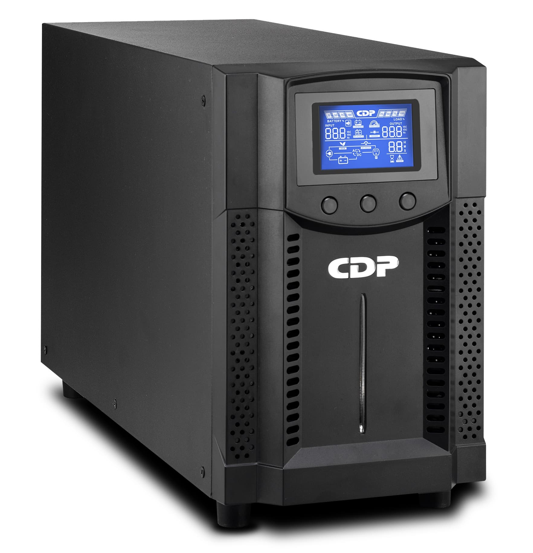CDP No-Break CDP UPO11-1 1000VA/900W FP 0.9 Online UPS Torre, LCD 120 Vac