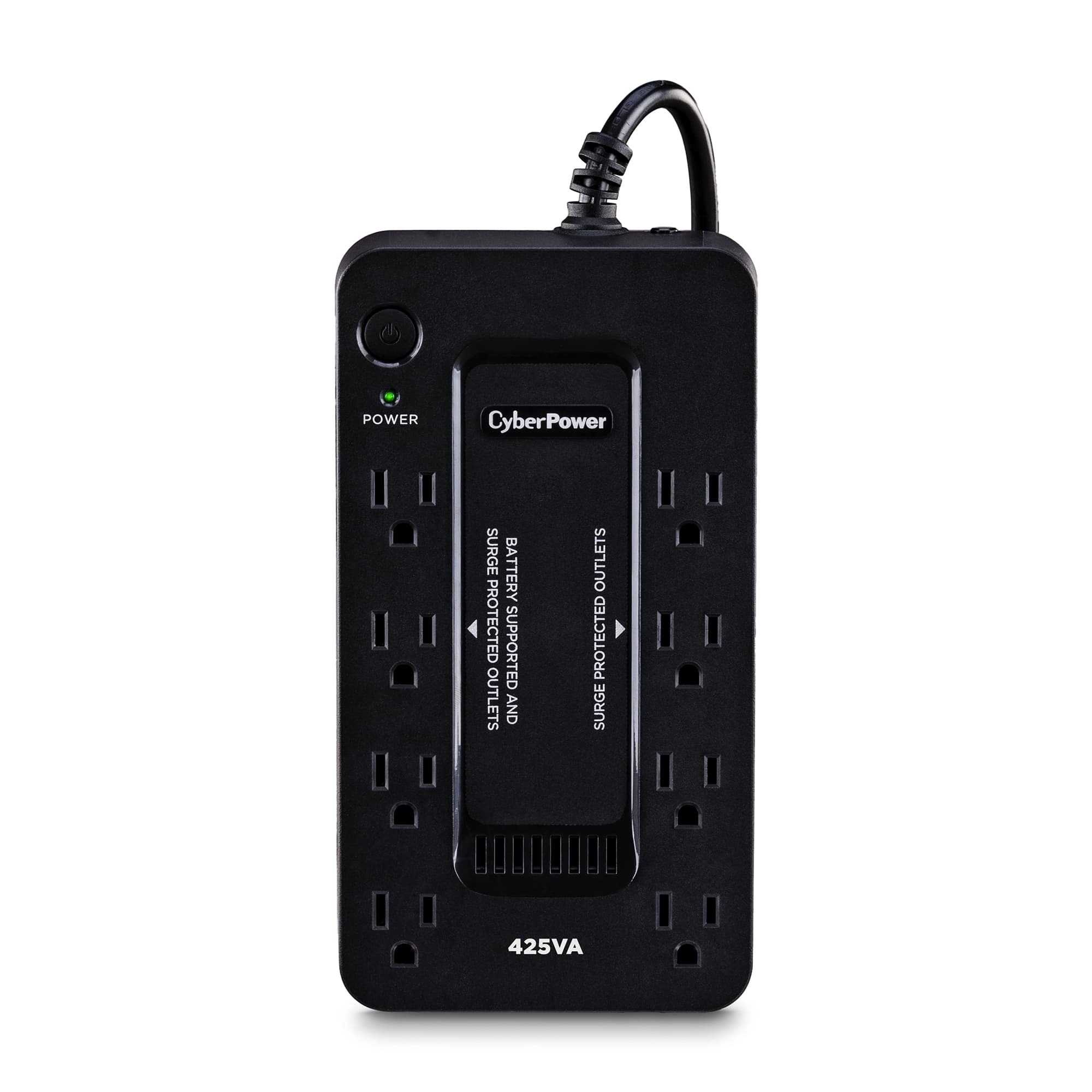 CyberPower No Breaks y UPS CyberPower ST425, 425 VA, 260 W, 8 h, Negro, No Break