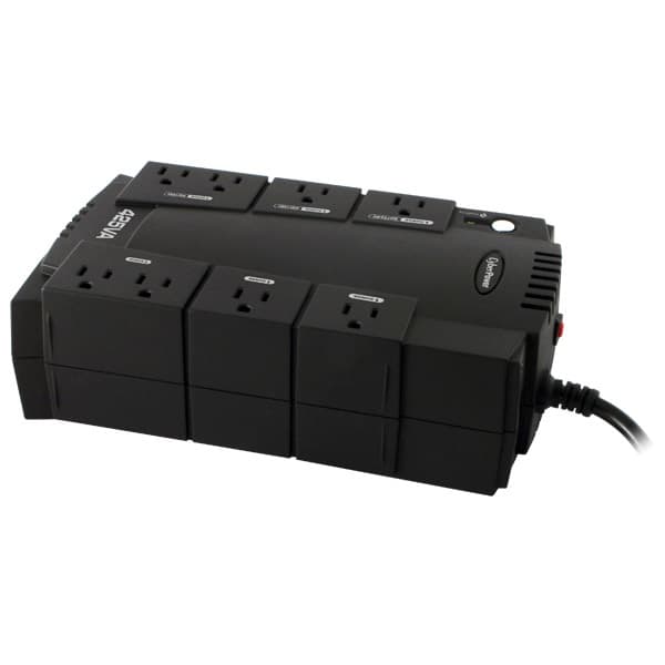 CYBERPOWER No-Break CyberPower CP425SLG, 425 VA, 255 W, 8 h, Negro, Hogar y Oficina