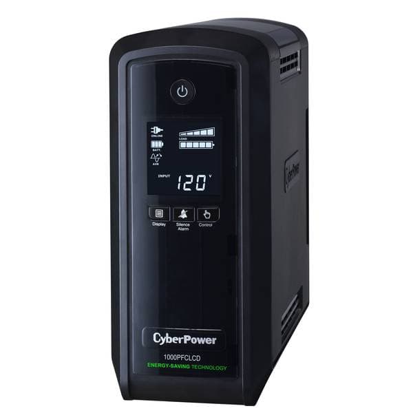 CYBERPOWER No-Break CyberPower, 1000 VA, 600 W, 8 h, Negro
