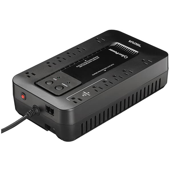 CyberPower No-Break CyberPower EC750G, 750 VA, 450 W, 8 h, Negro, Hogar y Oficina
