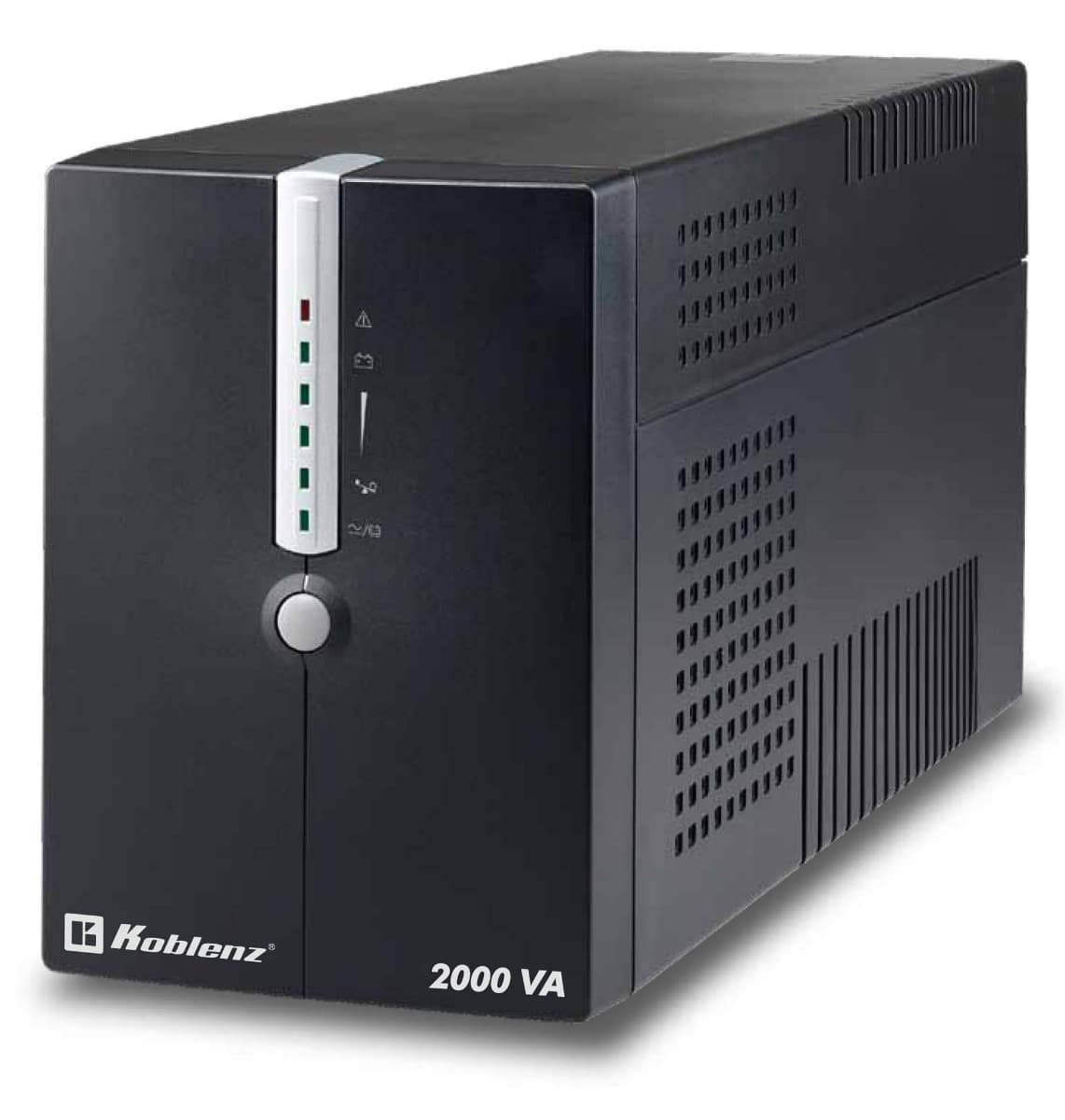 KOBLENZ No-Break KOBLENZ 20012-USB/R, 2000 VA, 1200 W, 4 h, Negro, Oficina