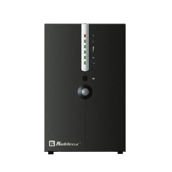 KOBLENZ No-Break KOBLENZ 30018 USB/R, 3000 VA, 1800 W, 8 h, Negro, Oficina