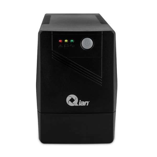 Qian No Break UPS Qian QEI-500V-01, 500 VA, 300 W, Negro