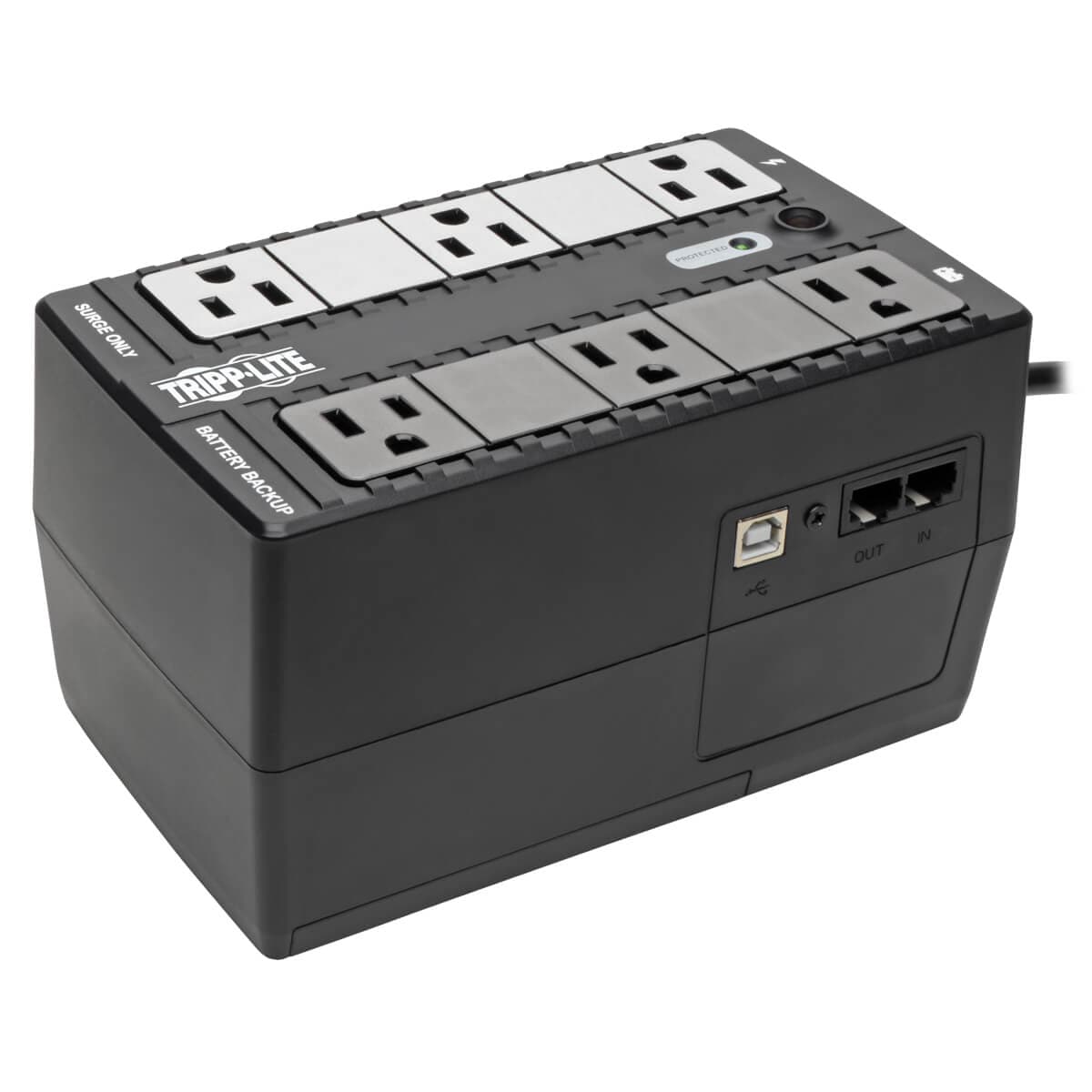 TRIPP-LITE No-Break TRIPP-LITE INTERNET 350U, 350 VA, 180 W, Negro, Hogar y Oficina