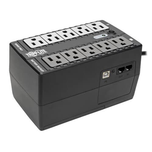 TRIPP-LITE No-Break TRIPP-LITE INTERNET550U, 550 VA, 300 W, Negro, Hogar y Oficina