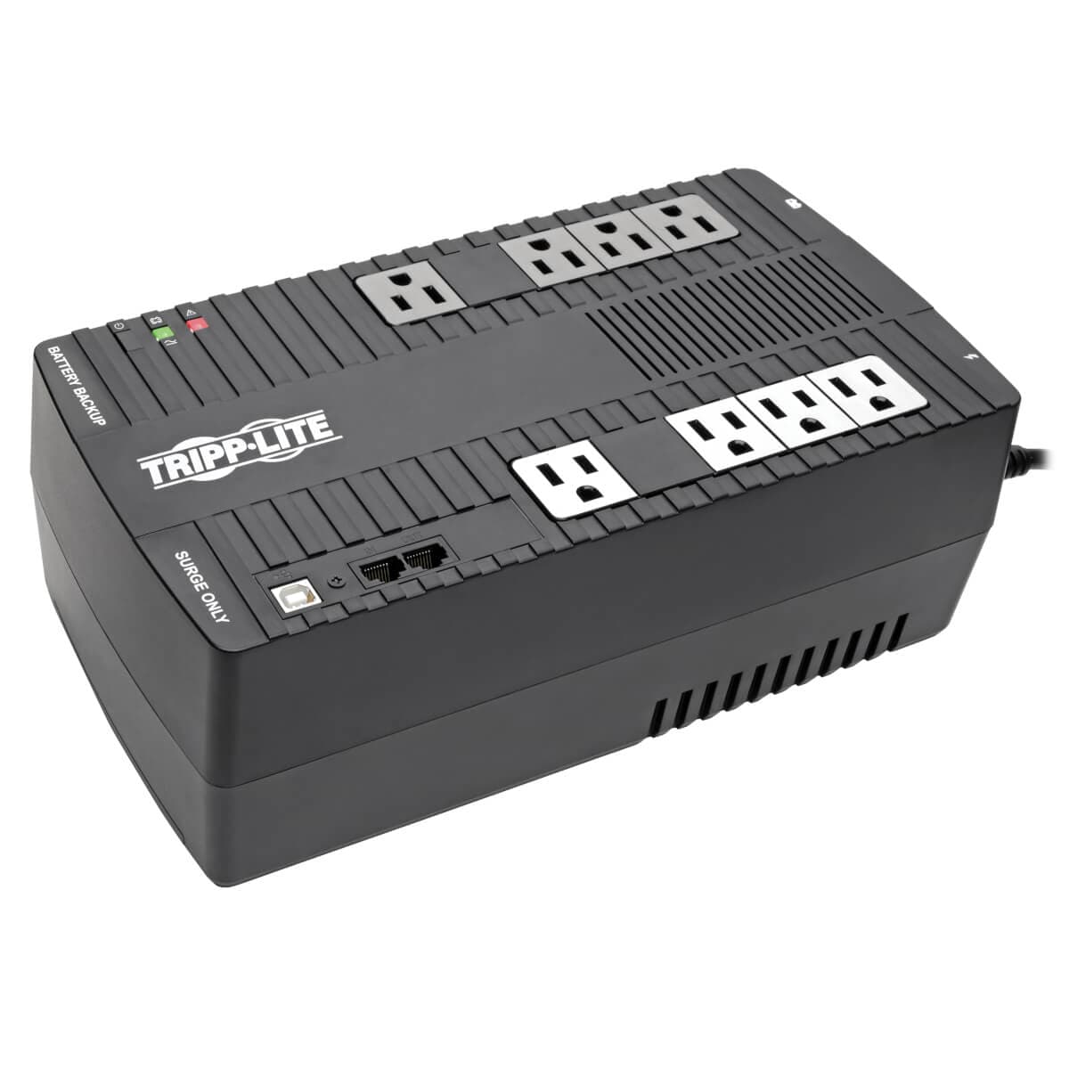 TRIPP-LITE No-Break TRIPP-LITE , 700 VA, 350 W, 12 h, Negro, Hogar y Oficina