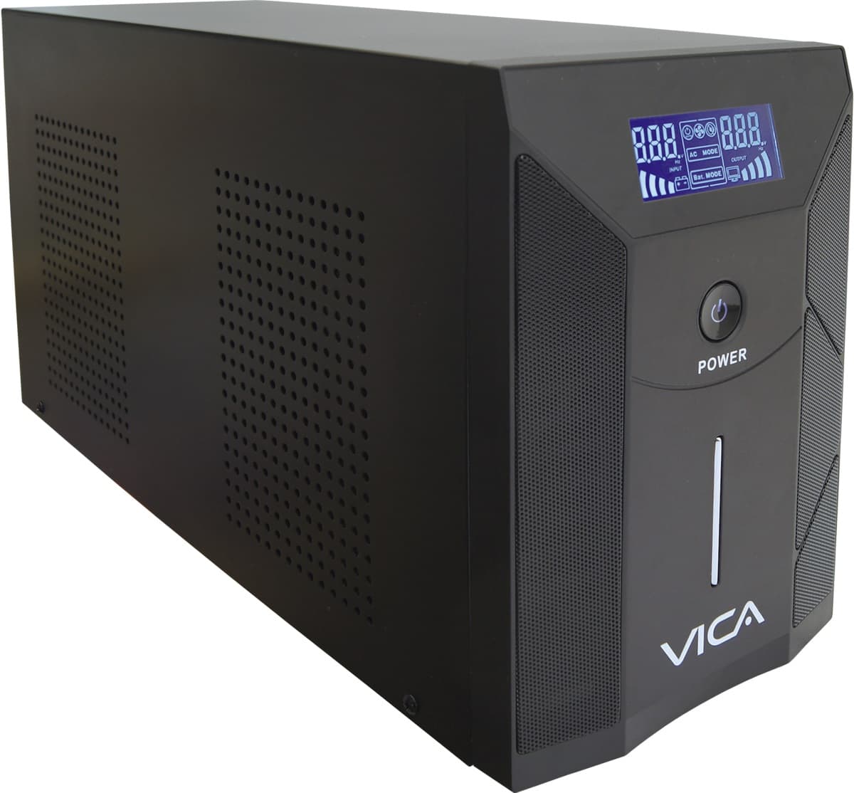 VICA No break interactivo S3000, 3000VA/1800W, entrada 85/145VCA 60Hz, salida 120VCA, 8 NEMA 5-15R protegidos, RJ11/RJ45, pantalla LCD,Breaker termico