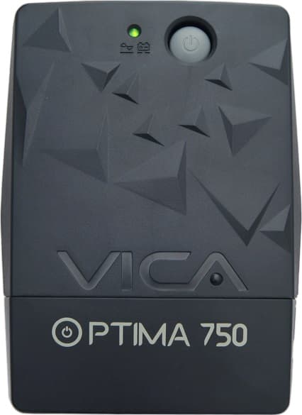 VICA No break interactivo OPTIMA 750, 750VA/375W, entrada 81/145VCA, salida 120 Vca 60Hz, 6 NEMA 5/15R protegidos, RJ11/RJ45 - Software de monitoreo