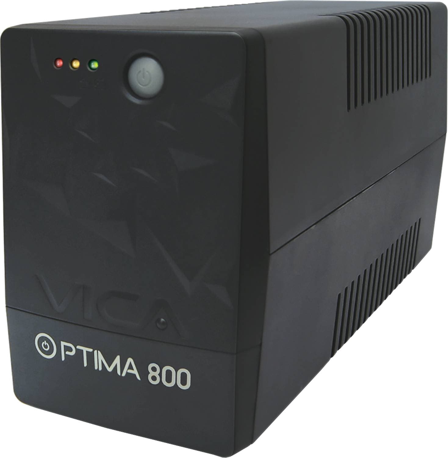 VICA No break interactivo OPTIMA 800, 800VA/480W, Voltaje 120/127 +/-5%, 6 NEMA 5-15R 4 respaldadas/2 reguladas, FP 0.6, Proteccion de linea RJ11/RJ45, LEDS