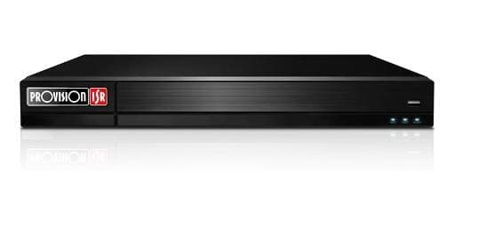 PROVISION-ISR NVR de 16 canales, soporta cámaras IP de hasta 8 MP, 2 SATA para HDD 10 TB, P2P, metadatos, DDA2, Check Point