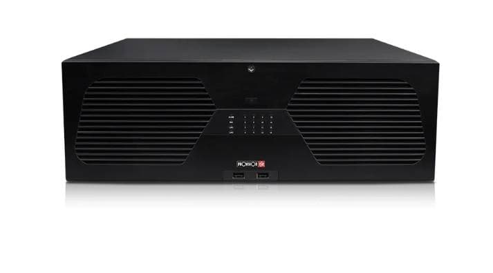 PROVISION-ISR NVR de 128 canales Via Red, soporta cámaras IP de hasta 16 MP,Soporta 16 HDD 10 TB, 4K HDMI, analítico de Reconocimiento facial, NDDA, Check Point