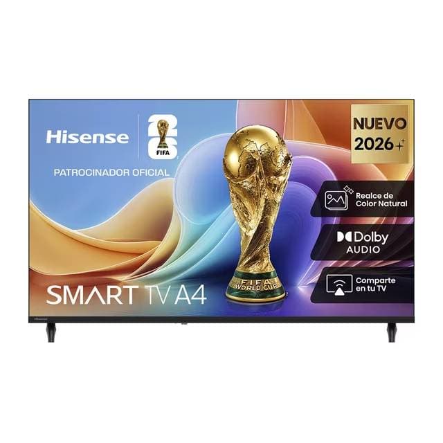 Hisense Televisor Hisense 43A4SV, 43 pulgadas, LED FULL HD, 1920 x 1080 Pixeles, VIDAA SMART TV
